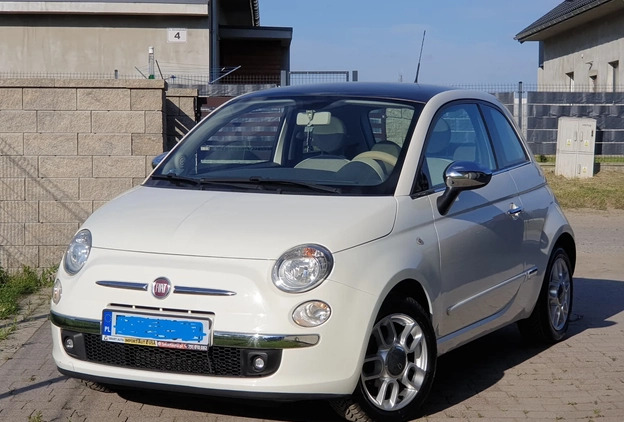 Fiat 500 cena 21000 przebieg: 153692, rok produkcji 2009 z Świebodzin małe 56